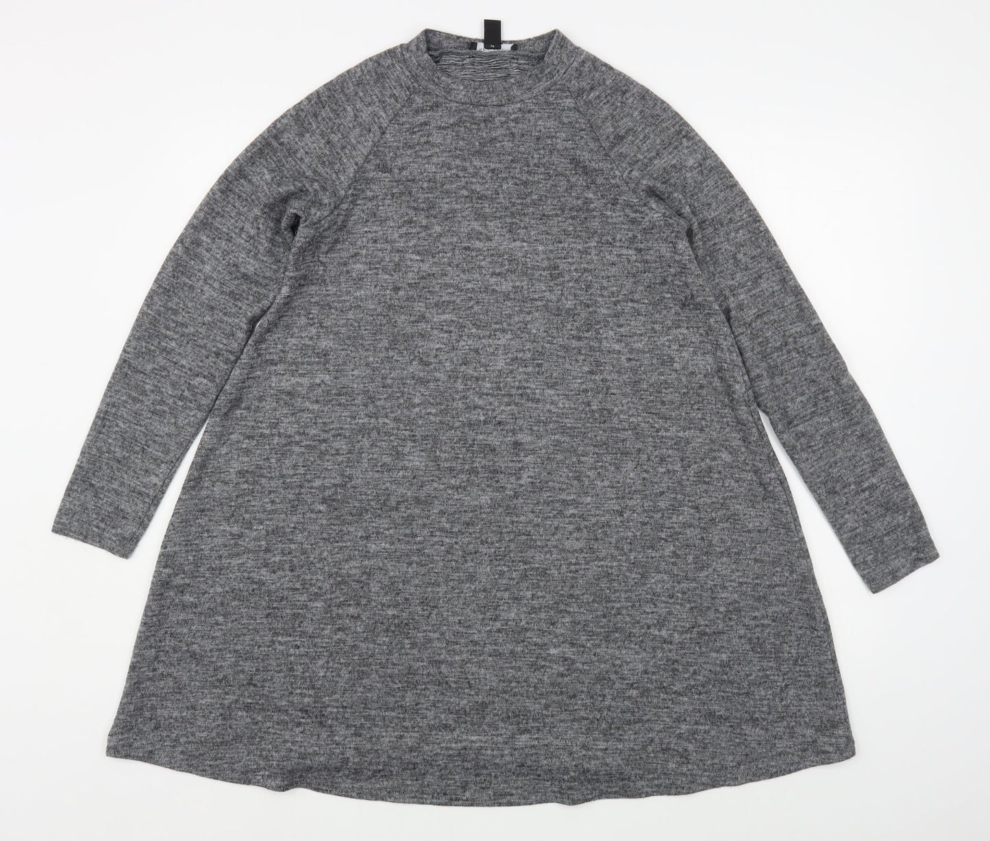 Womens UK Size 10 New Look Grey Pullover Jumper