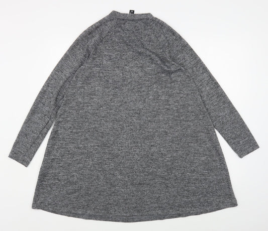 Womens UK Size 10 New Look Grey Pullover Jumper