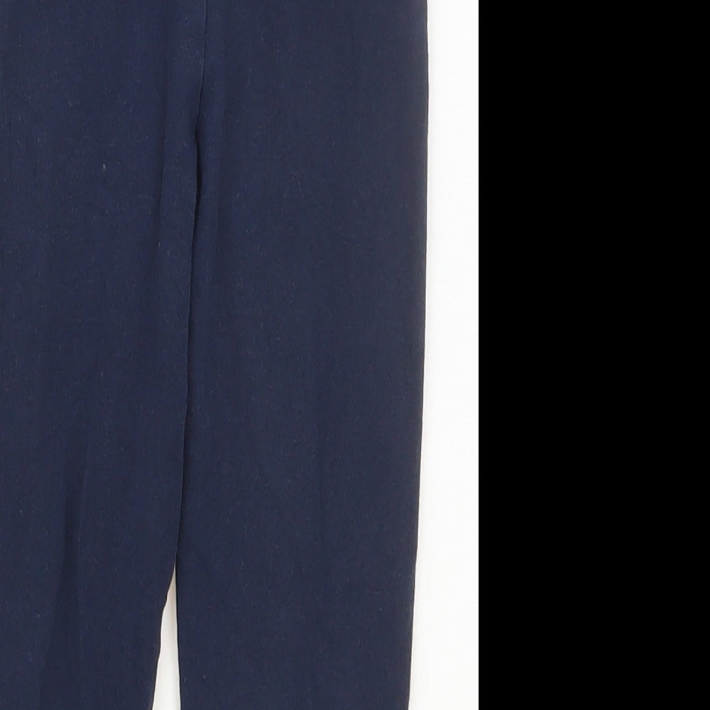 Preworn Girls Blue  Cotton Cargo Trousers Size 3 Years  Regular