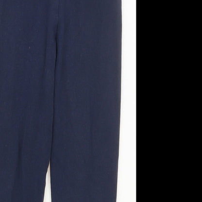 Preworn Girls Blue  Cotton Cargo Trousers Size 3 Years  Regular