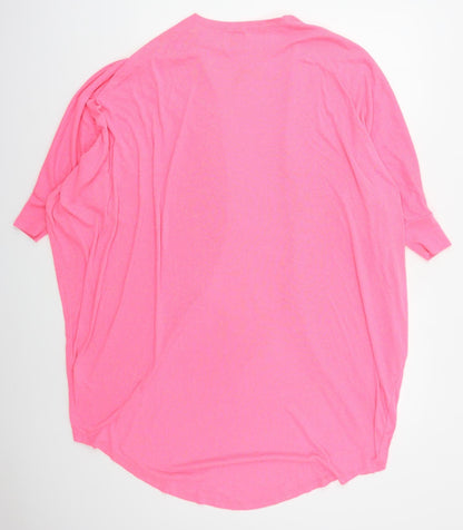 Womens UK Size 6 River Island Pink Cardigan Jumper