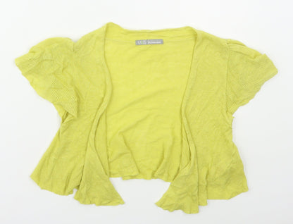 Womens UK Size 10 Marks and Spencer Yellow Cardigan Jumper