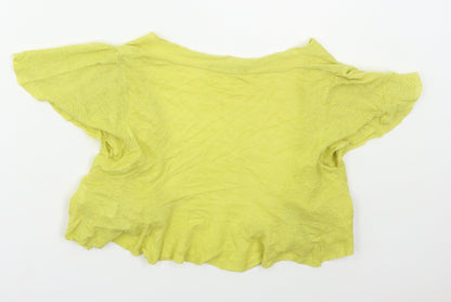 Womens UK Size 10 Marks and Spencer Yellow Cardigan Jumper