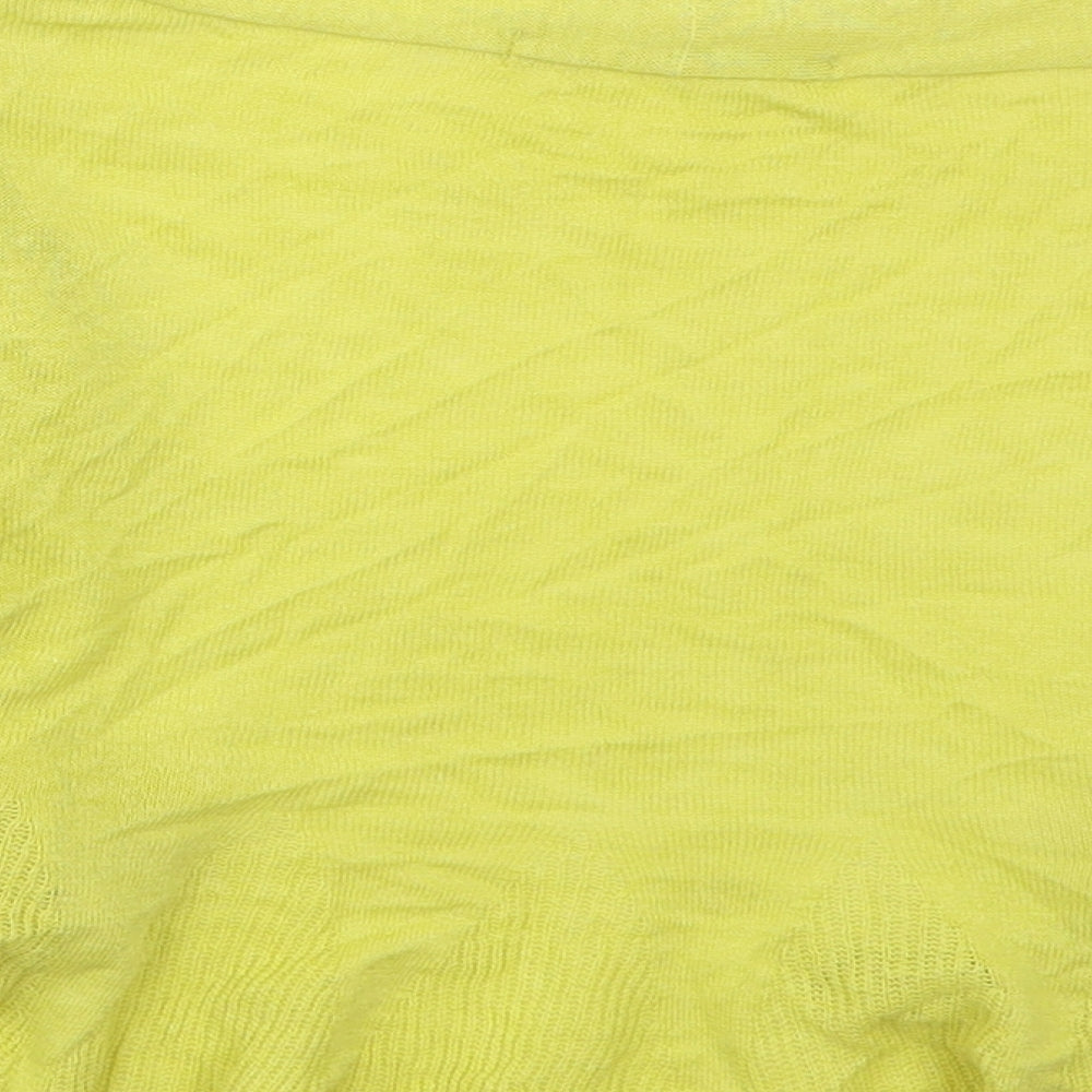 Womens UK Size 10 Marks and Spencer Yellow Cardigan Jumper
