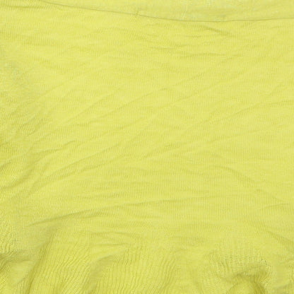 Womens UK Size 10 Marks and Spencer Yellow Cardigan Jumper