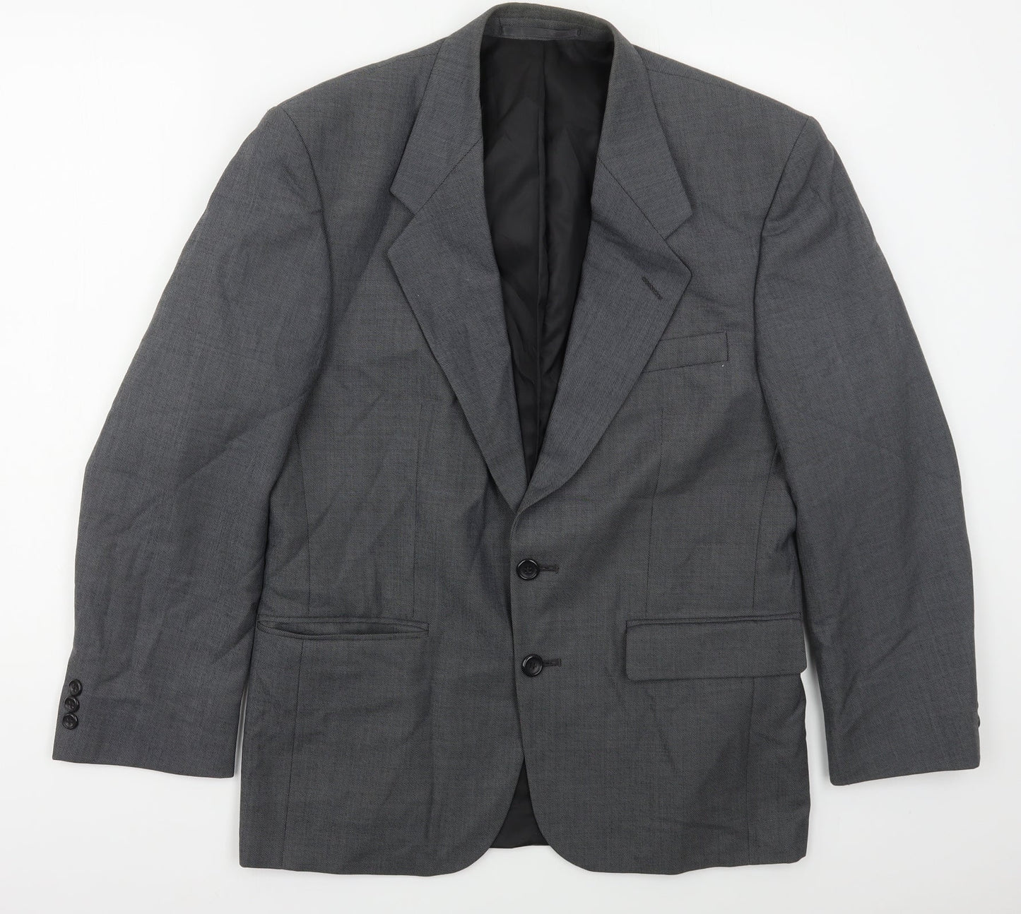 Mens UK Size 38 Burton Regular Grey Suit Jacket