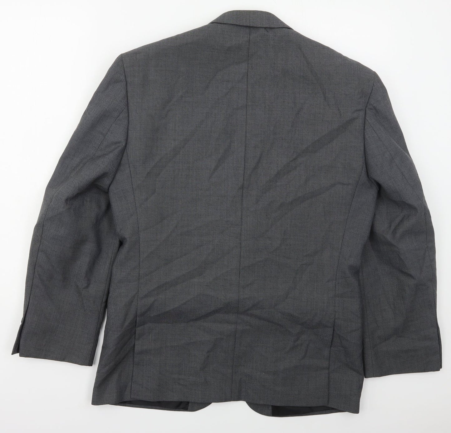 Mens UK Size 38 Burton Regular Grey Suit Jacket