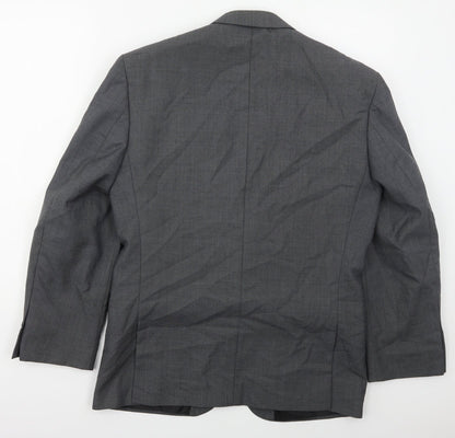 Mens UK Size 38 Burton Regular Grey Suit Jacket