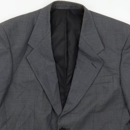 Mens UK Size 38 Burton Regular Grey Suit Jacket