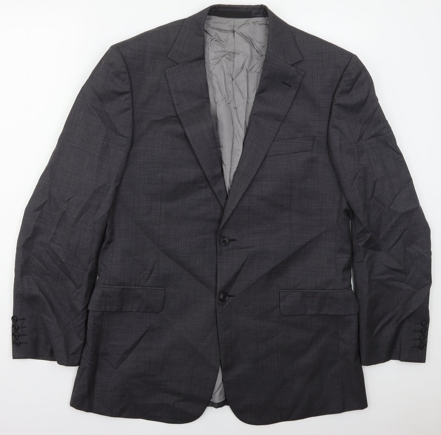 Mens UK Size 40 Marks and Spencer Regular Grey Suit Jacket