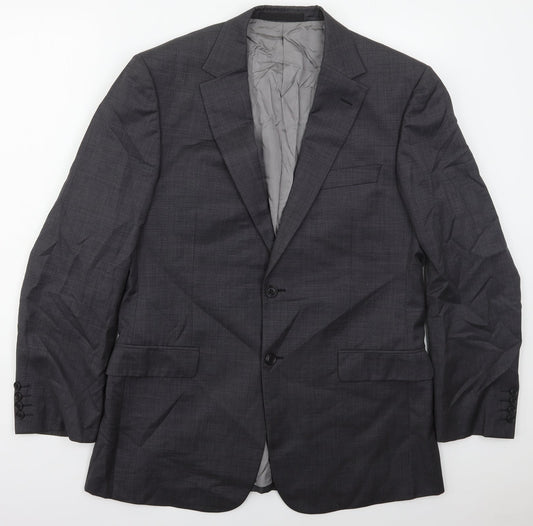 Mens UK Size 40 Marks and Spencer Regular Grey Suit Jacket
