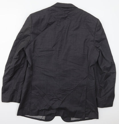 Mens UK Size 40 Marks and Spencer Regular Grey Suit Jacket