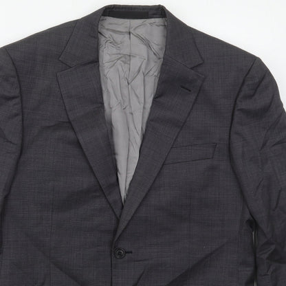 Mens UK Size 40 Marks and Spencer Regular Grey Suit Jacket