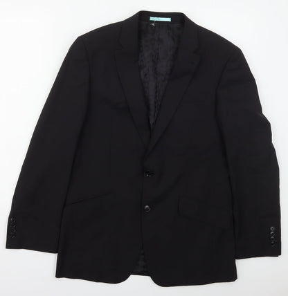 Mens UK Size 38 NEXT Regular Black Suit Jacket