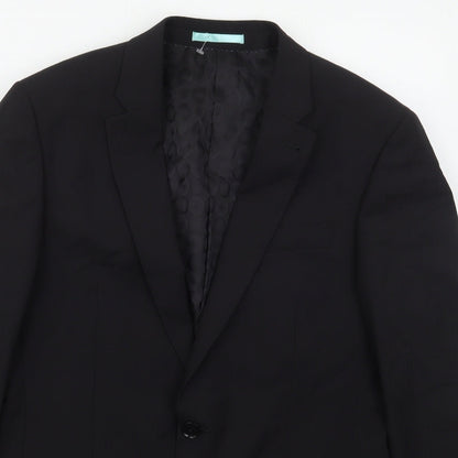 Mens UK Size 38 NEXT Regular Black Suit Jacket