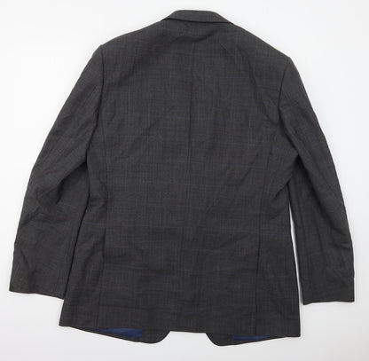 Mens UK Size 42 Marks and Spencer Regular Grey Suit Jacket