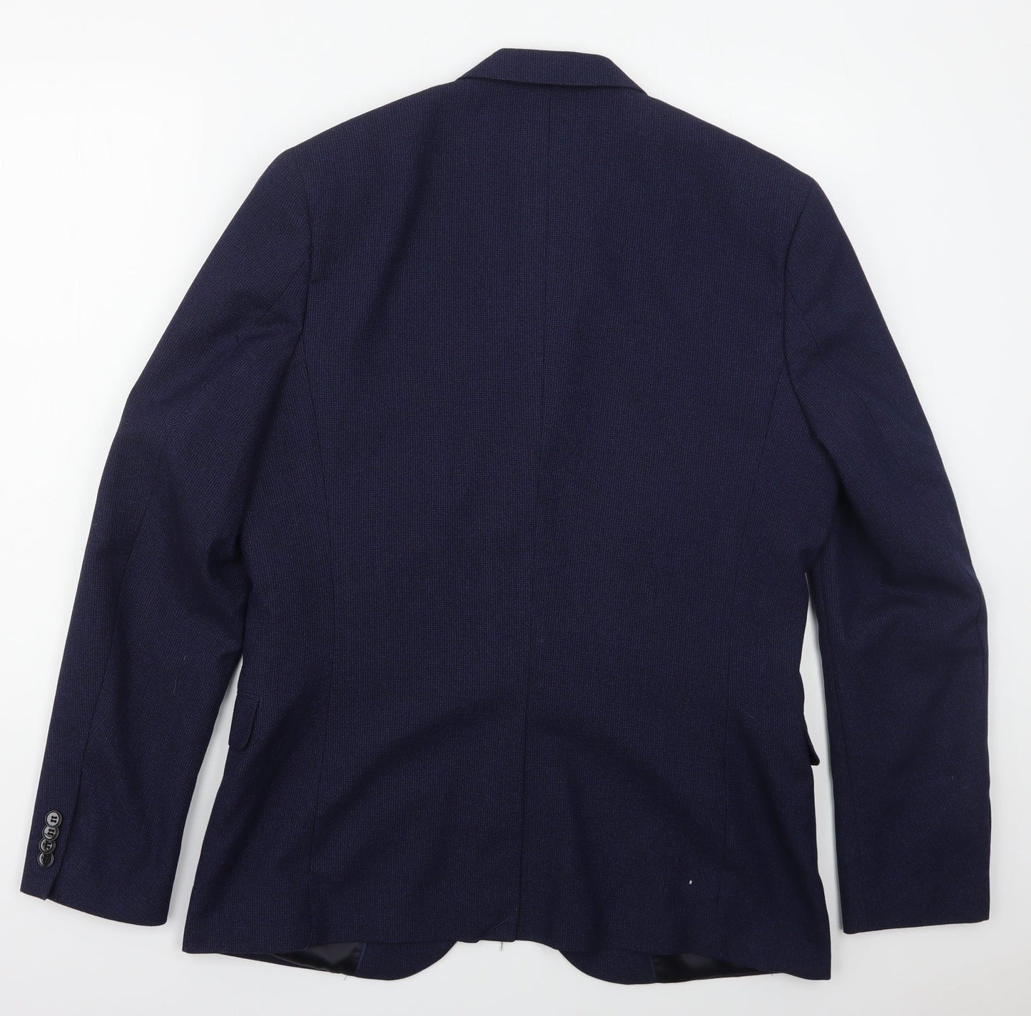 Mens UK Size 44 H&M Regular Blue Suit Jacket