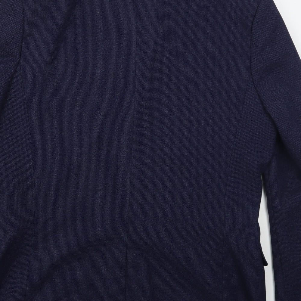 Mens UK Size 44 H&M Regular Blue Suit Jacket