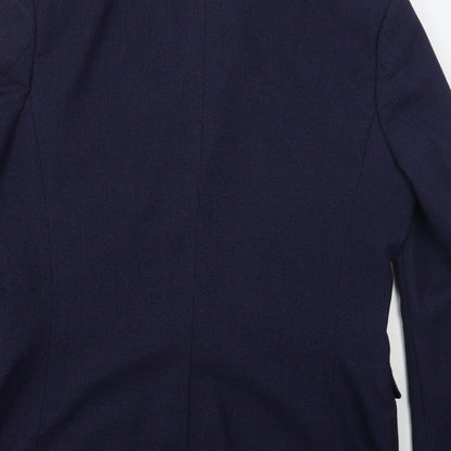 Mens UK Size 44 H&M Regular Blue Suit Jacket