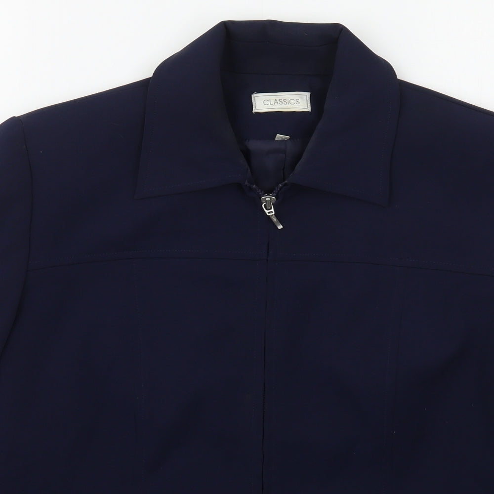 Classics Womens Blue   Jacket  Size 16  Zip