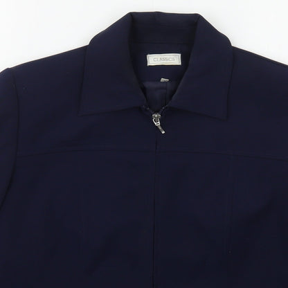 Classics Womens Blue   Jacket  Size 16  Zip