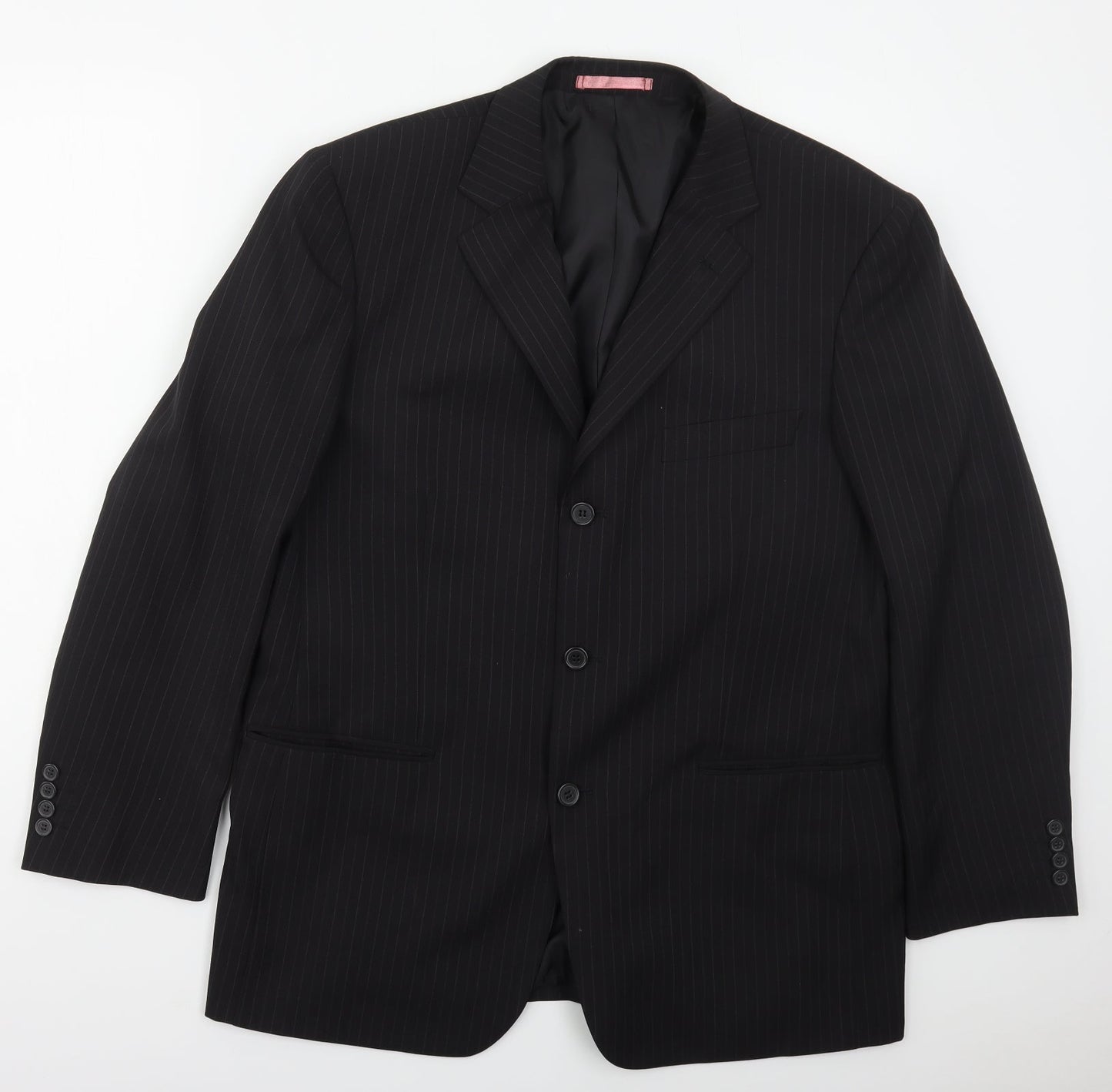 Mens UK Size 42 Taylor & Wright Regular Black Suit Jacket