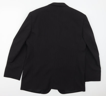 Mens UK Size 42 Taylor & Wright Regular Black Suit Jacket