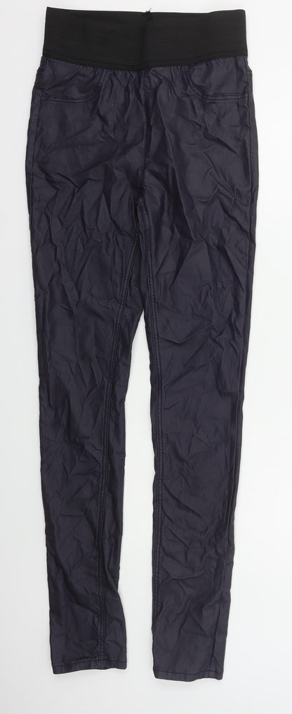 B Young Womens Blue  Cotton Jegging Jeans Size 27 in L32 in Regular