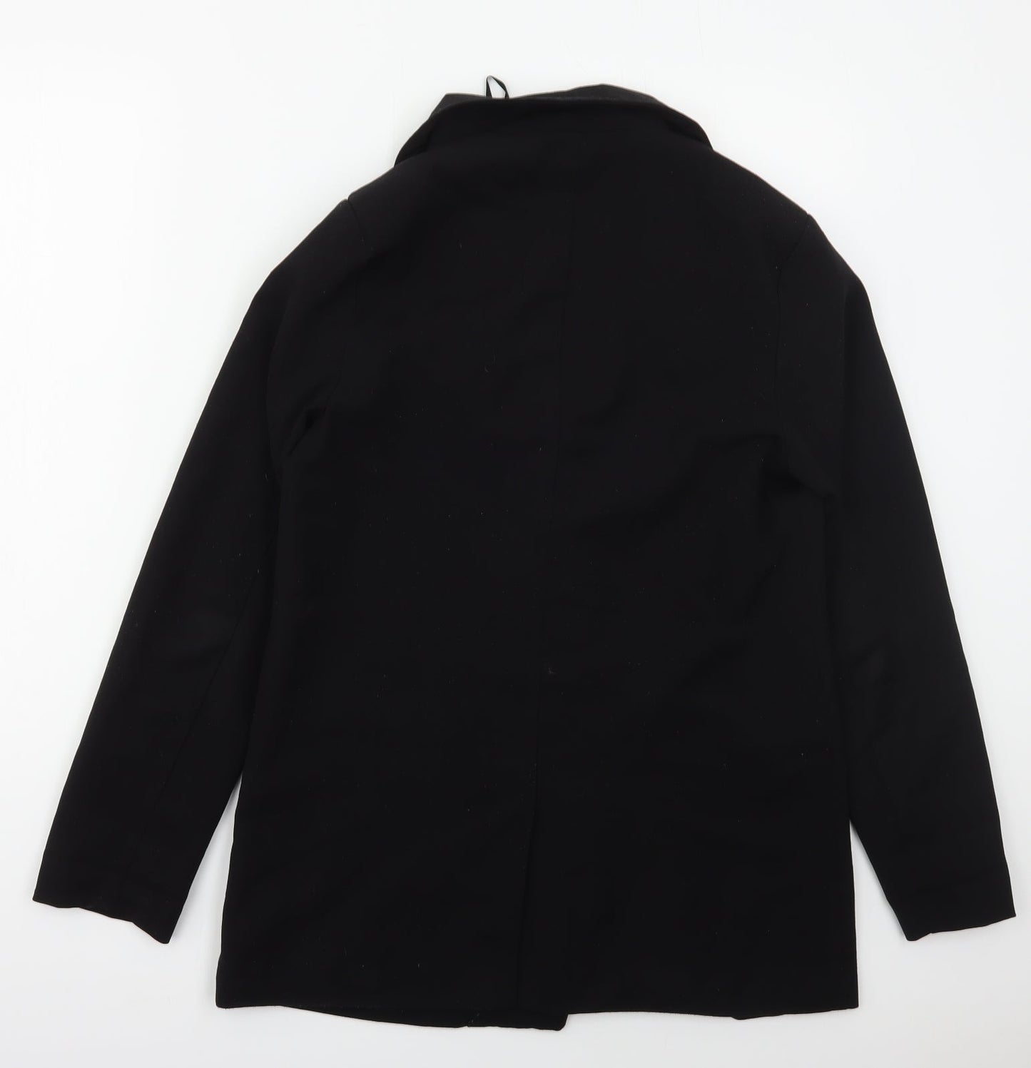 Missguided Womens Black  Polyester Jacket Suit Jacket Size 8