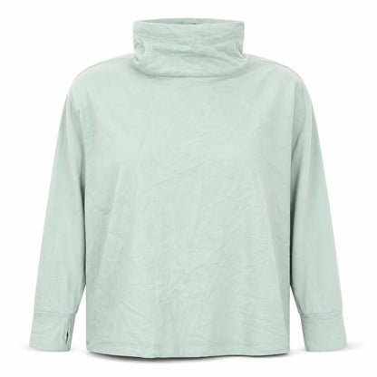 Front view of Capsule women’s green cotton pullover sweatshirt, size UK 20, pullover