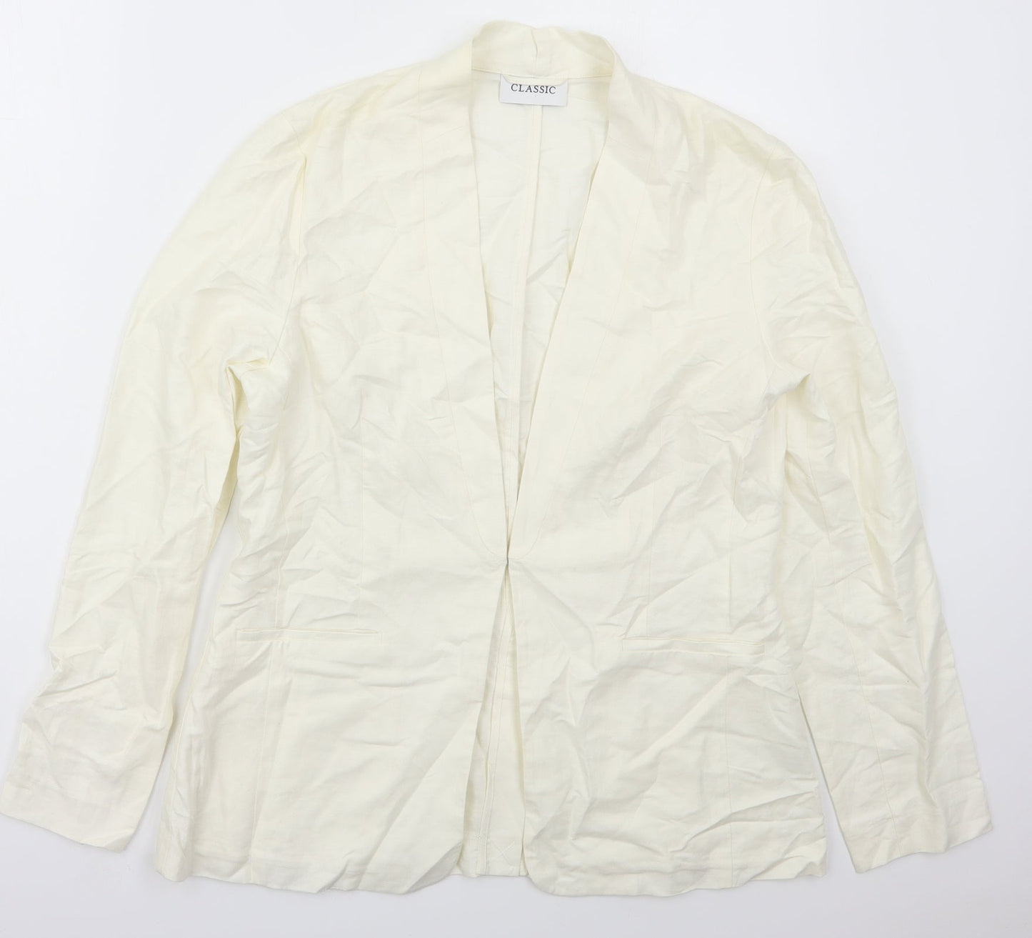 Womens UK Size 12 Marks and Spencer Ivory Jacket