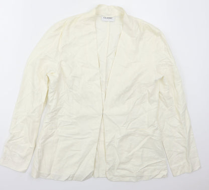 Womens UK Size 12 Marks and Spencer Ivory Jacket