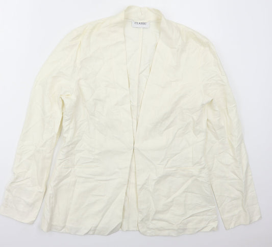 Womens UK Size 12 Marks and Spencer Ivory Jacket