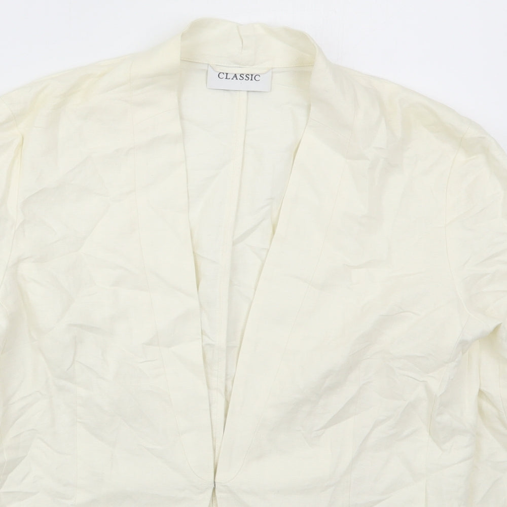 Womens UK Size 12 Marks and Spencer Ivory Jacket