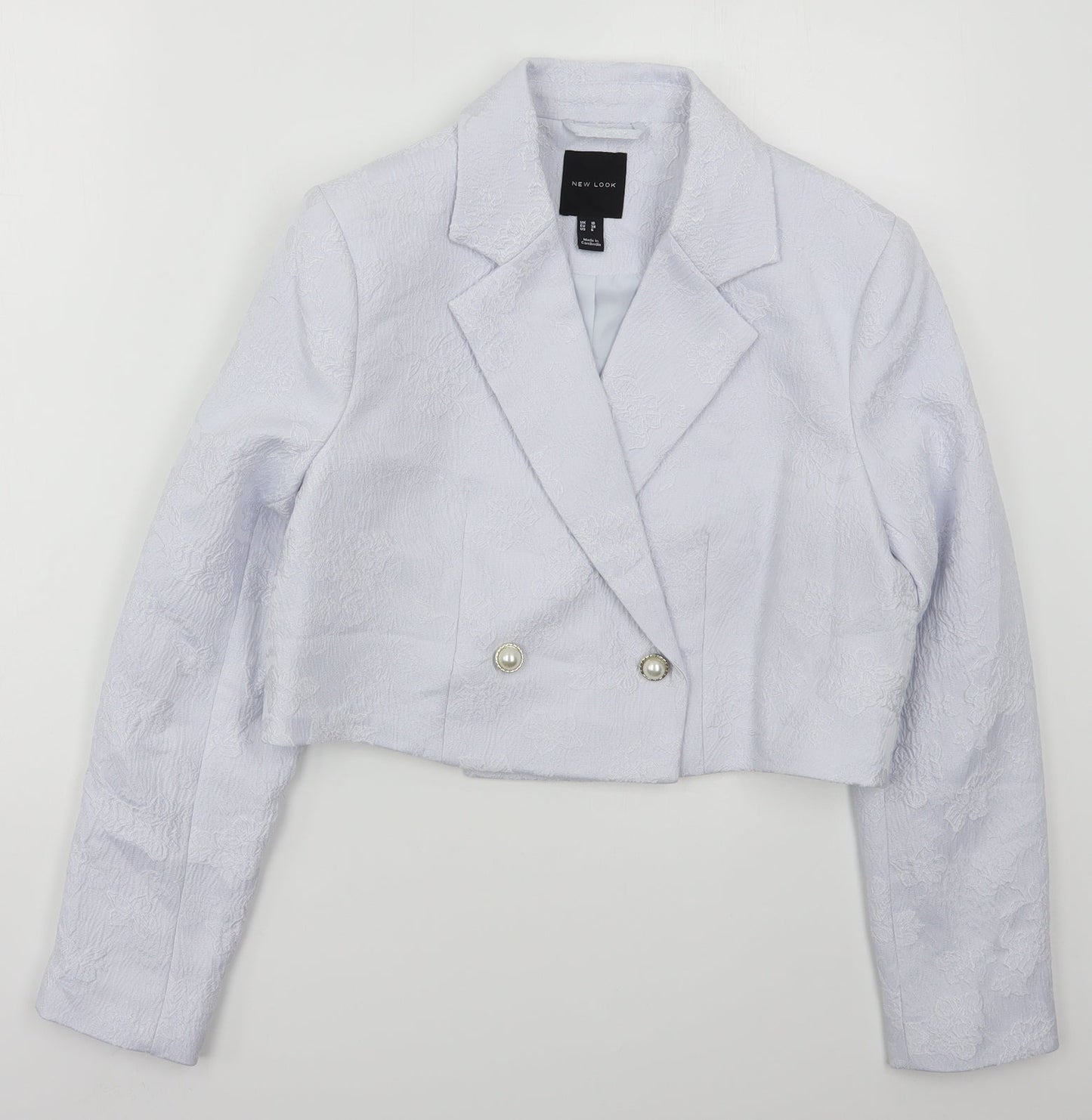 Womens UK Size 10 New Look Blue Jacket
