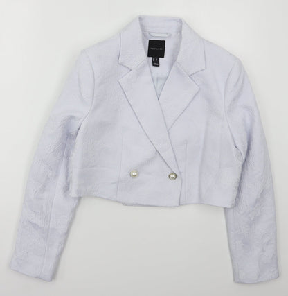 Womens UK Size 10 New Look Blue Jacket