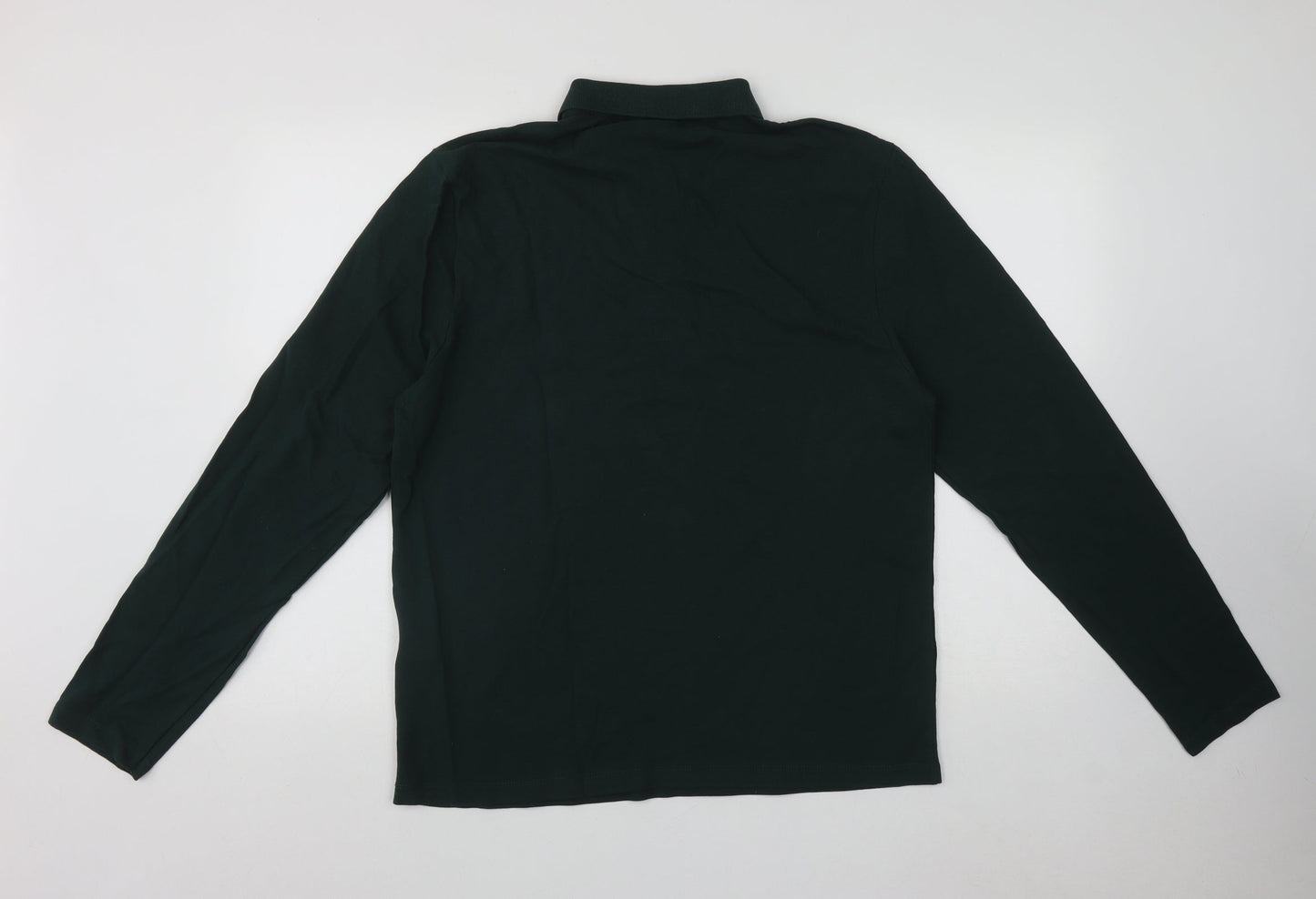 ASOS Mens Green  Cotton  Button-Up Size L Collared Button