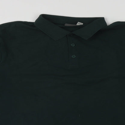 ASOS Mens Green  Cotton  Button-Up Size L Collared Button