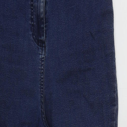 COLLUSION Womens Blue  Cotton Jegging Jeans Size 28 in L22 in Regular