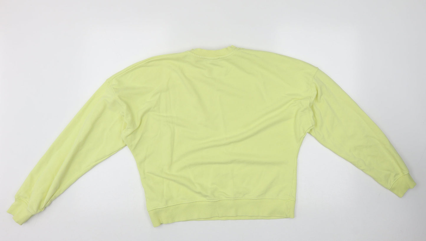 Womens UK Size S New Look Yellow Pullover Jumper