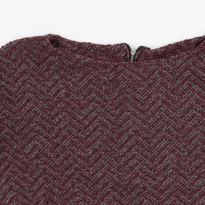 Womens UK Size 14 NEXT Red Pullover Jumper