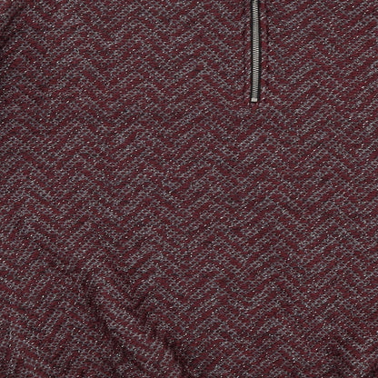 Womens UK Size 14 NEXT Red Pullover Jumper