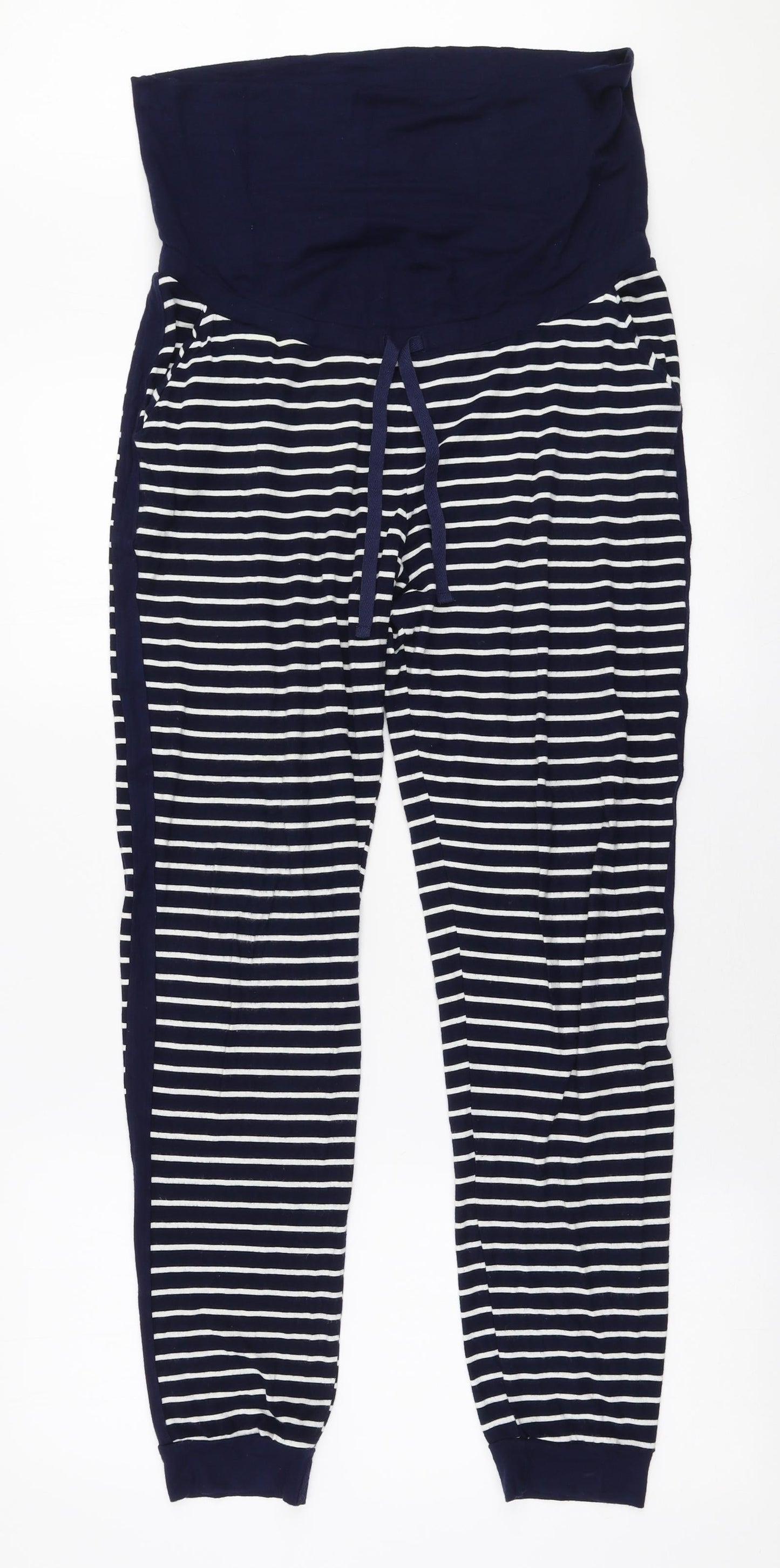 Womens UK Size S JoJo Maman Bébé Slim Fit Jogger Blue Trousers