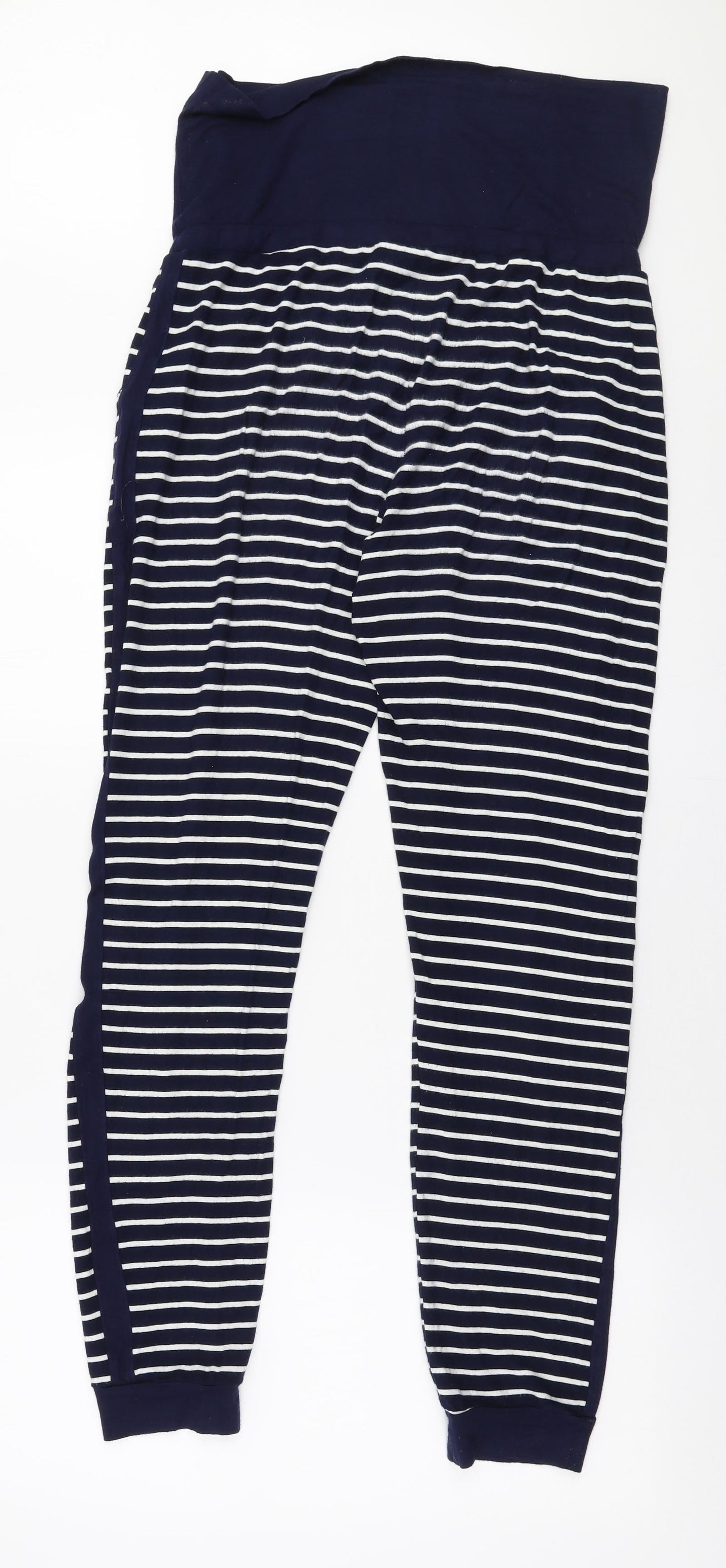 Womens UK Size S JoJo Maman Bébé Slim Fit Jogger Blue Trousers
