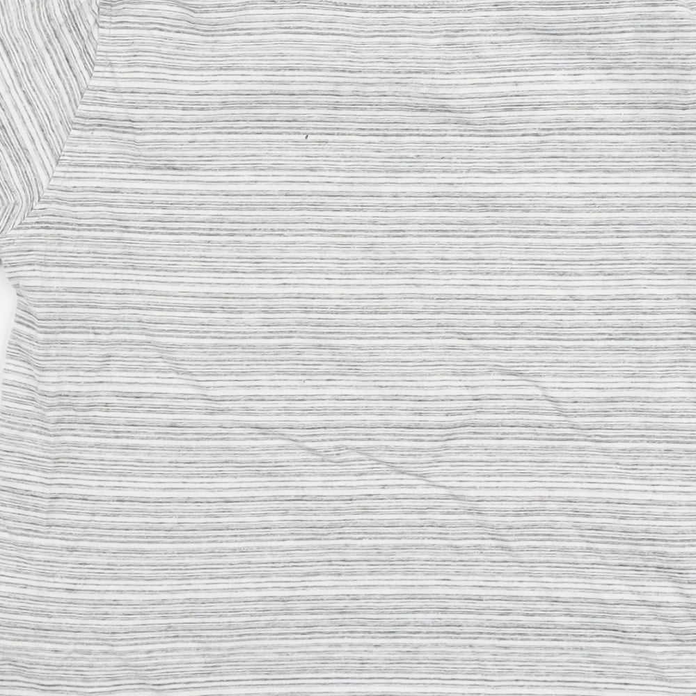 NEXT Boys Grey  100% Cotton Jersey T-Shirt Size 5 Years Round Neck Pullover - Squadron