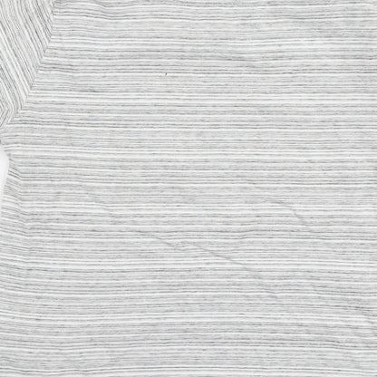 NEXT Boys Grey  100% Cotton Jersey T-Shirt Size 5 Years Round Neck Pullover - Squadron