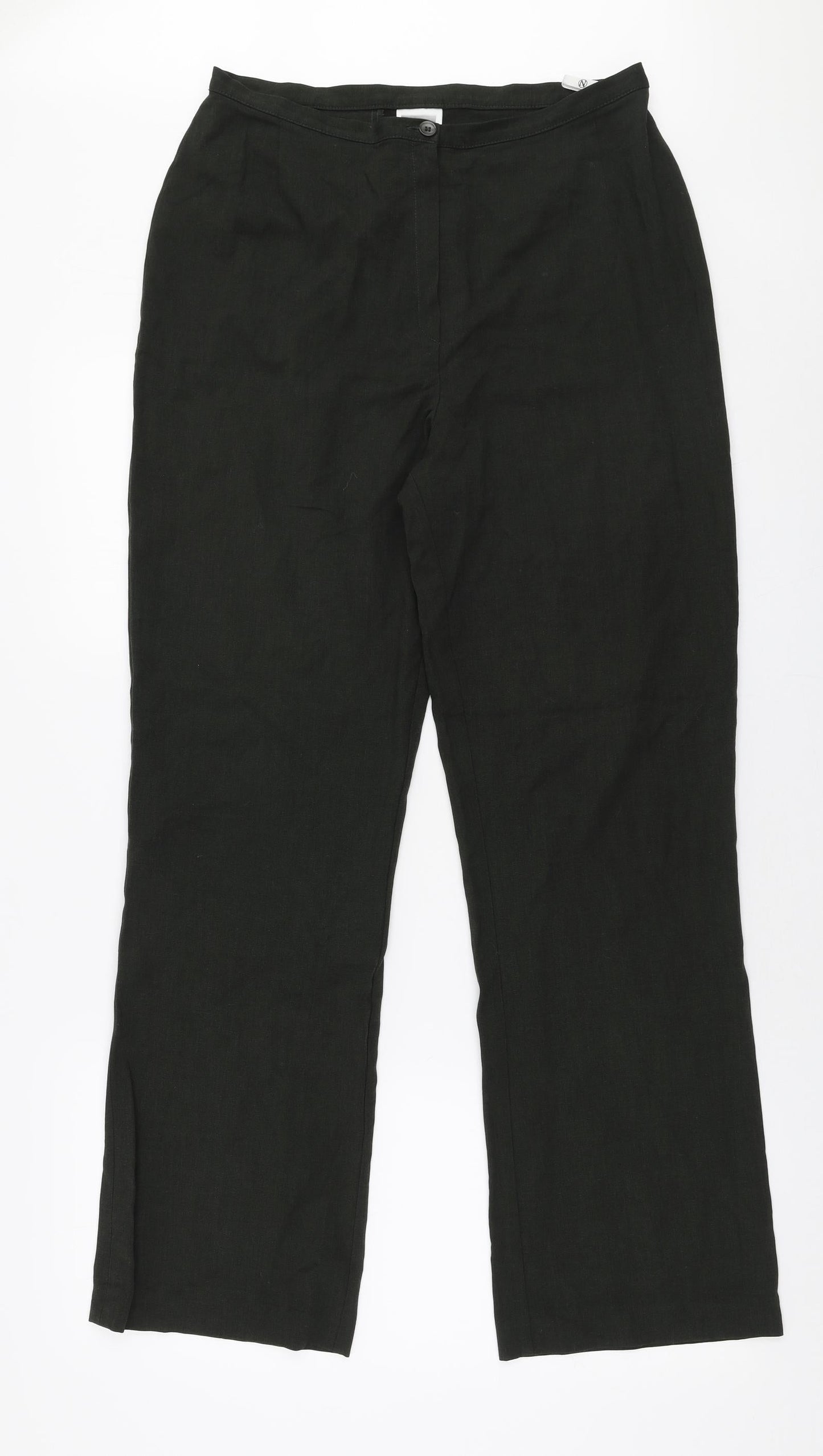 Womens UK Size 14 NEXT Regular Fit  Green Trousers