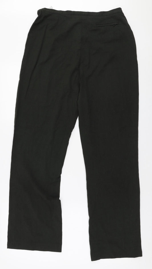 Womens UK Size 14 NEXT Regular Fit  Green Trousers