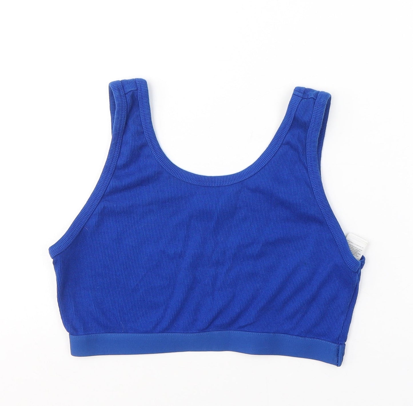 Womens UK Size 12 Topshop Beige Cropped Tank