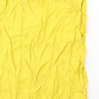 Womens UK Size 10 OPUS Yellow Basic Tank